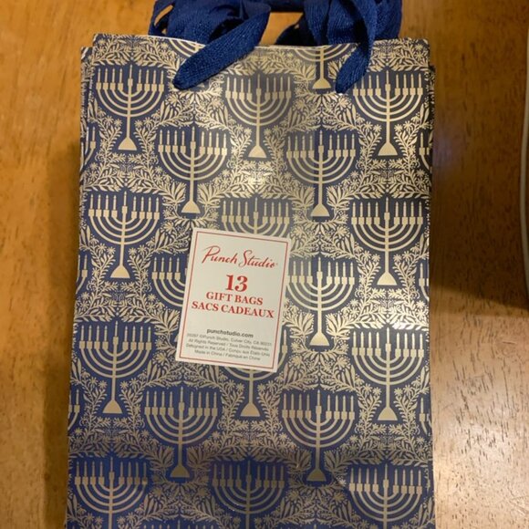 Punch Studio Chanukah gift bags ( set of 13) - Picture 1 of 5